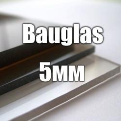 Лист прозорого монолітного полікарбонату 2.05х3.05м (Bauglas), 5мм