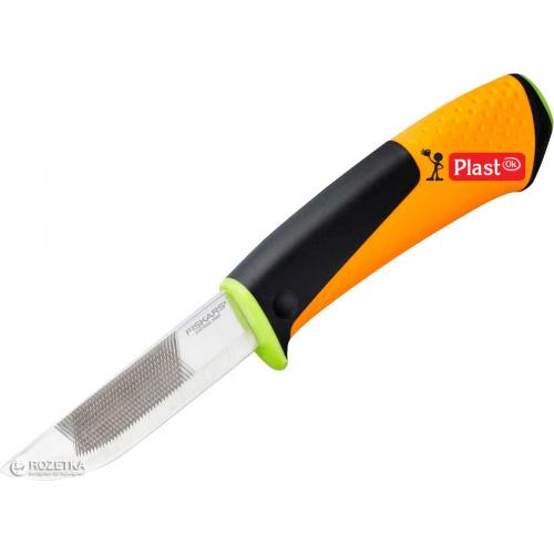 Ніж для важких робіт Fiskars з точилом (156018)