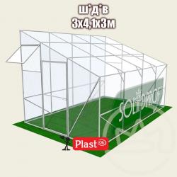 Односкатна теплиця 3 Solidprof