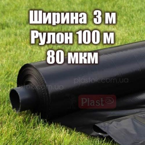 Плівка будівельна товщина 80 мкм ширина 3 м Плівка будівельна товщина 80 мкм ширина 3 м