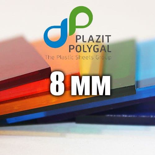 Лист монолітного полікарбонату 2.05х3.05м (MONOGAL), 8мм